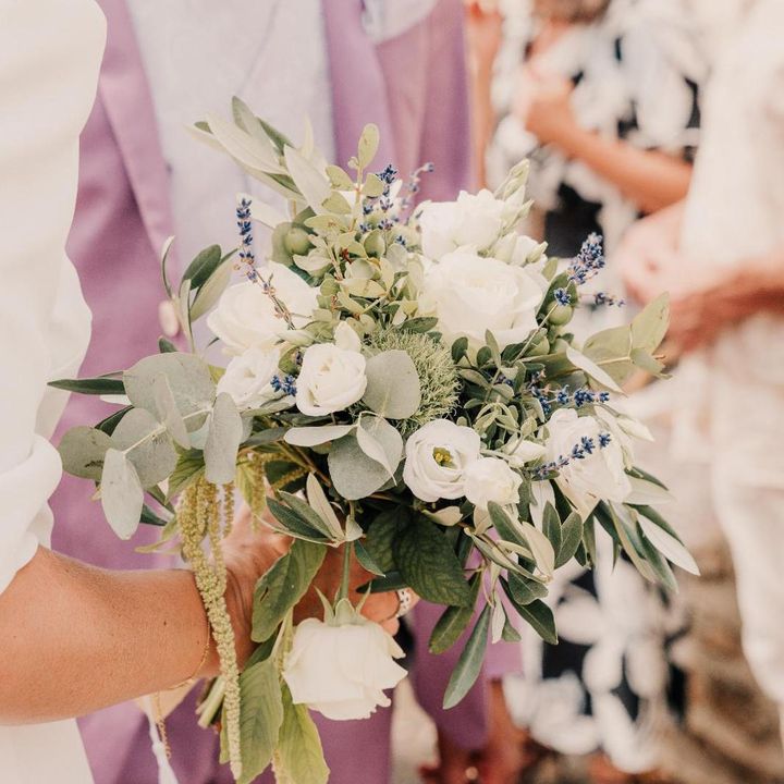 Bouquet de mariée à la lavande