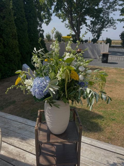 Composition d'accueil en vase